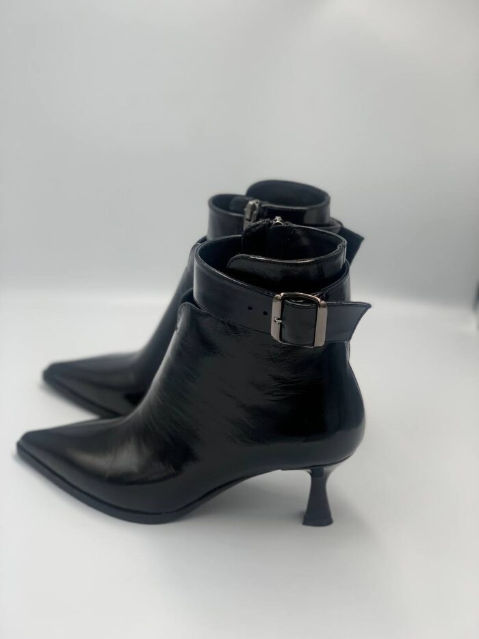 Ботильйони жіночі лаковані CS6085B8W_BLK