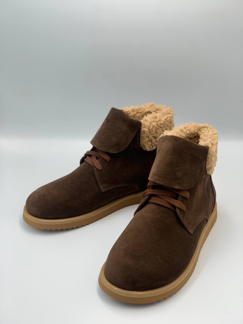Анатомічні черевики замшеві CSB15WVBRN