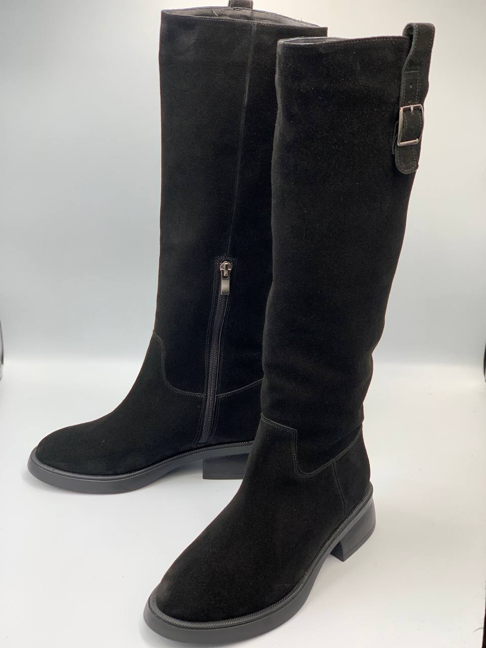 Чоботи жіночі замшеві CSC2WVBLK