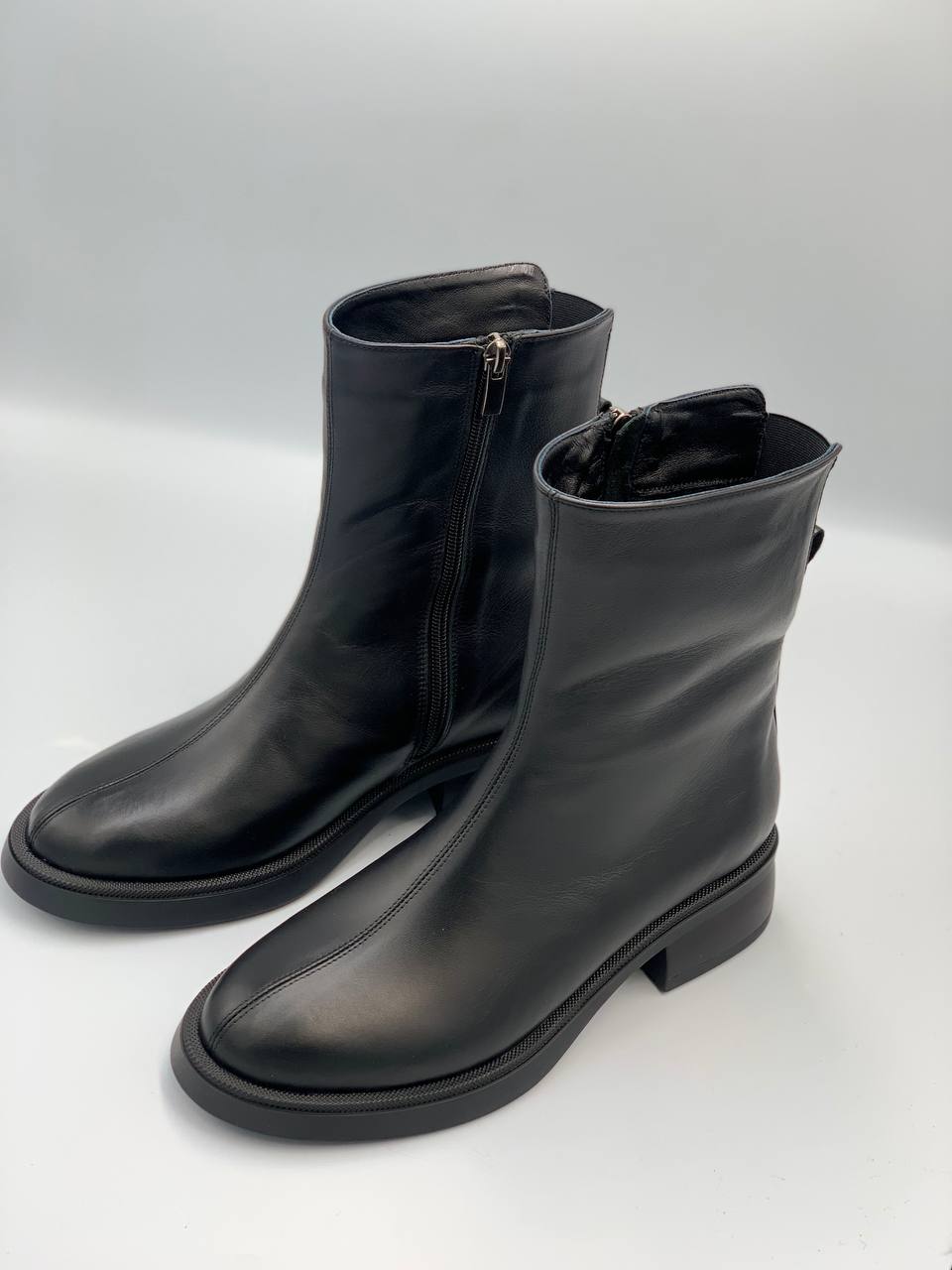 Черевики жіночі шкіряні CSB16WBLK