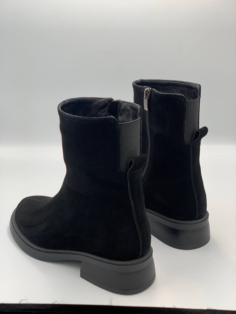 Черевики жіночі замшеві CSB16/1WVBLK