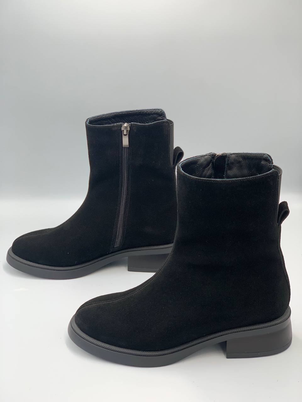 Черевики жіночі замшеві CSB16/1WVBLK