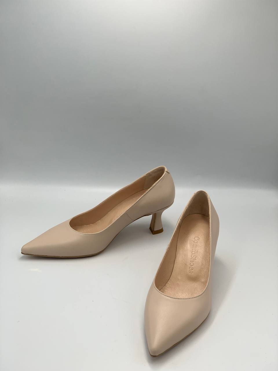 Туфлі-човники шкіряні CSLD56085WBG Туфлі-човники шкіряні CSLD56085WBG