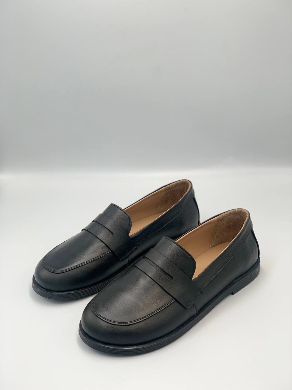 Анатомічні лофери шкіряні CSL6WBLK Анатомічні лофери шкіряні CSL6WBLK