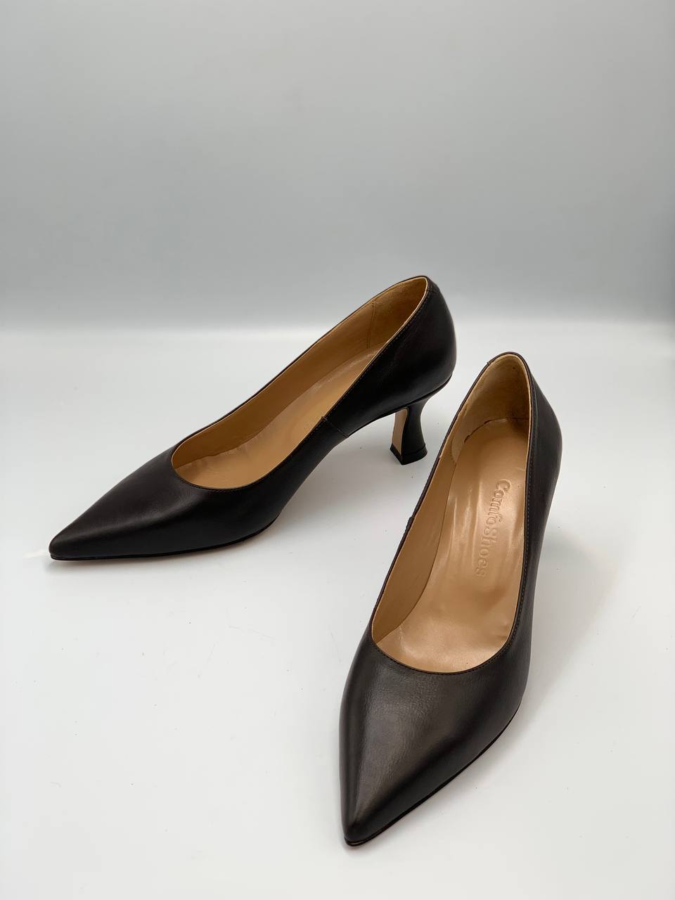 Туфлі-човники шкіряні CSLD56085WBRN